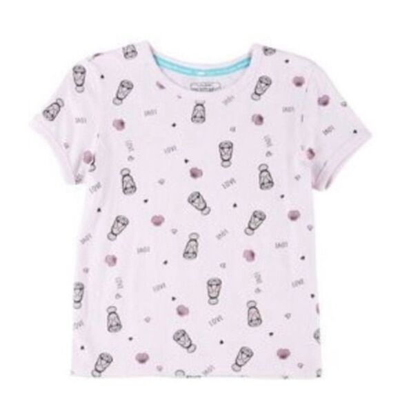 CHUBBY MERMAIDS Juniors Short Sleeve Top Large - Picture 4 of 9